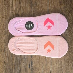 Converse Women 2 Pair Just For Chucks Ultra Low Socks Size 6-10